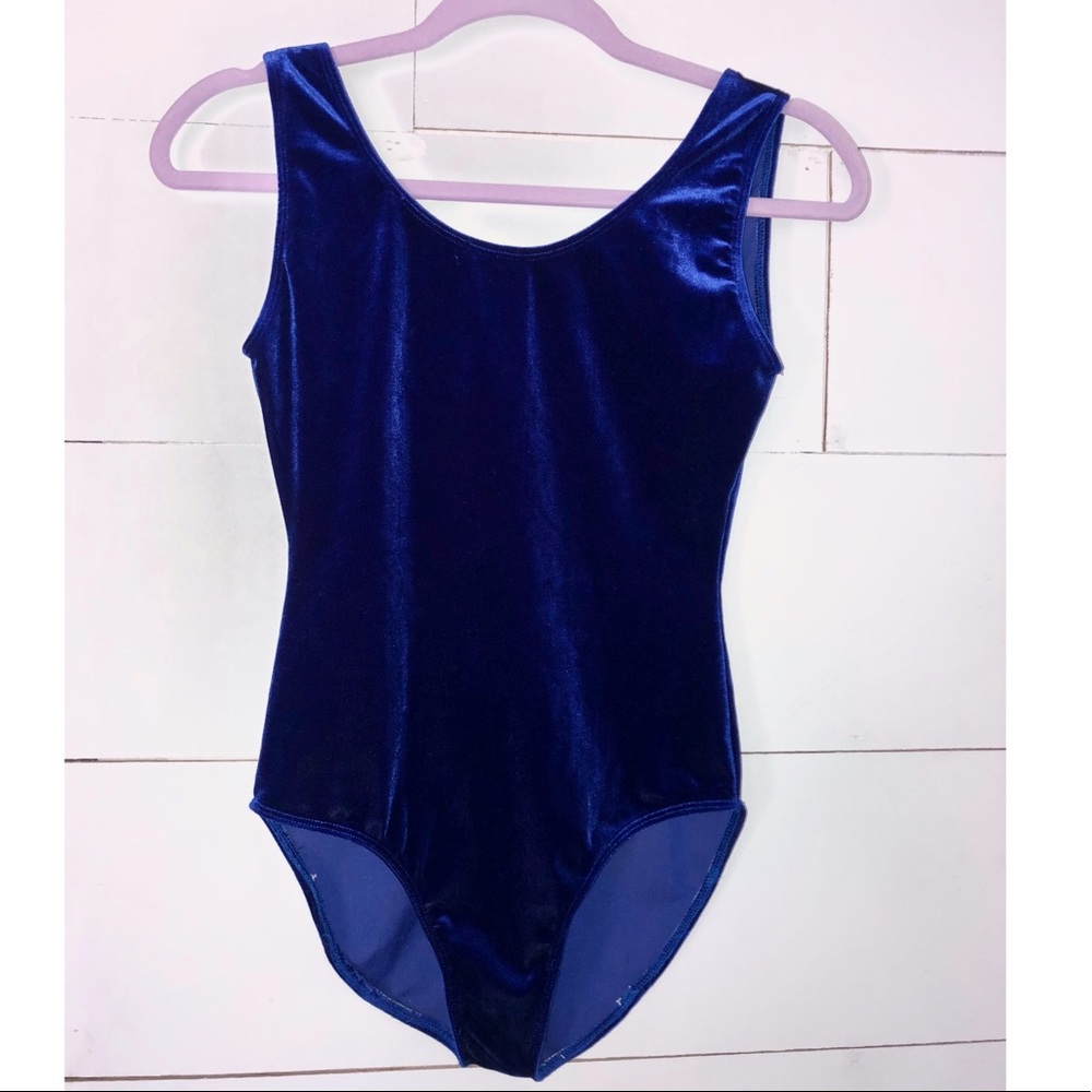 Vintage velvet body suit
